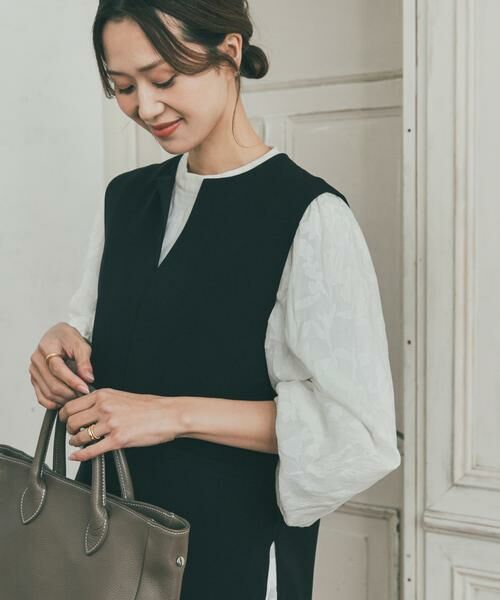 URBAN RESEARCH DOORS / アーバンリサーチ ドアーズ シャツ・ブラウス | フラワーオパールブラウス | 詳細3