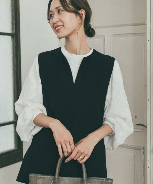 URBAN RESEARCH DOORS / アーバンリサーチ ドアーズ シャツ・ブラウス | フラワーオパールブラウス | 詳細4