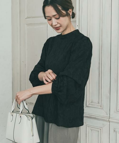 URBAN RESEARCH DOORS / アーバンリサーチ ドアーズ シャツ・ブラウス | フラワーオパールブラウス | 詳細10