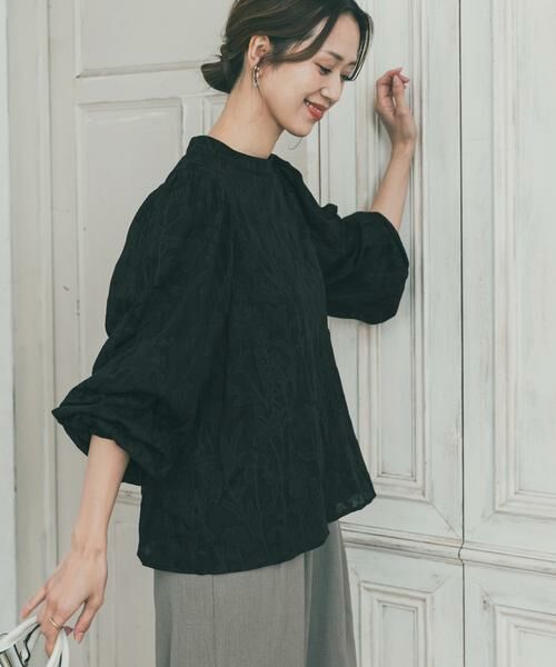 URBAN RESEARCH DOORS / アーバンリサーチ ドアーズ シャツ・ブラウス | フラワーオパールブラウス | 詳細11