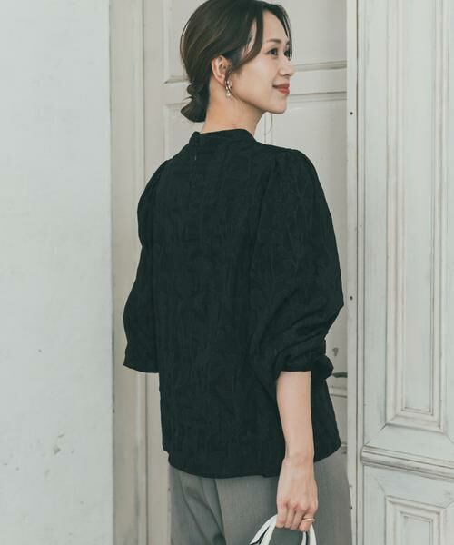 URBAN RESEARCH DOORS / アーバンリサーチ ドアーズ シャツ・ブラウス | フラワーオパールブラウス | 詳細12