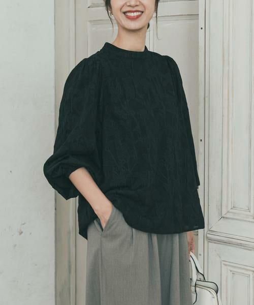 URBAN RESEARCH DOORS / アーバンリサーチ ドアーズ シャツ・ブラウス | フラワーオパールブラウス | 詳細14