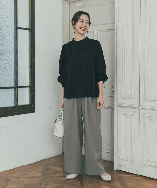 URBAN RESEARCH DOORS / アーバンリサーチ ドアーズ シャツ・ブラウス | フラワーオパールブラウス | 詳細15