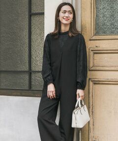 URBAN RESEARCH DOORS / アーバンリサーチ ドアーズ サロペット・オールインワン | Vネックタックオールインワン