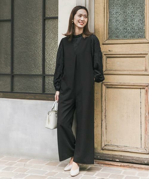 URBAN RESEARCH DOORS / アーバンリサーチ ドアーズ サロペット・オールインワン | Vネックタックオールインワン | 詳細8