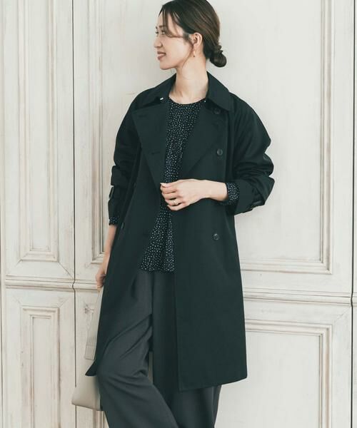 URBAN RESEARCH DOORS / アーバンリサーチ ドアーズ トレンチコート | 撥水トレンチコート（ネイビー）