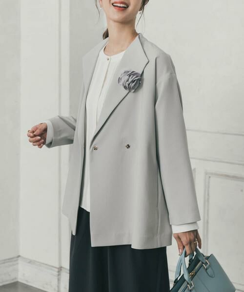 URBAN RESEARCH DOORS / アーバンリサーチ ドアーズ その他アウター | ダブルクロスショートコート | 詳細15