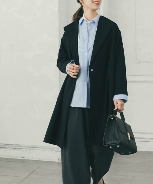 URBAN RESEARCH DOORS / アーバンリサーチ ドアーズ その他アウター | 『WEB限定』ダブルクロスガウンコート | 詳細4