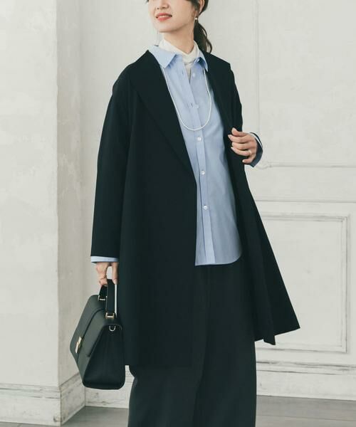 URBAN RESEARCH DOORS / アーバンリサーチ ドアーズ その他アウター | 『WEB限定』ダブルクロスガウンコート | 詳細5