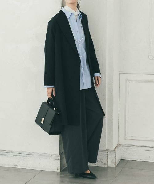 URBAN RESEARCH DOORS / アーバンリサーチ ドアーズ その他アウター | 『WEB限定』ダブルクロスガウンコート | 詳細6