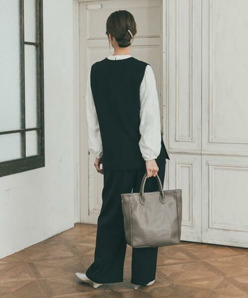 URBAN RESEARCH DOORS / アーバンリサーチ ドアーズ ベスト | スリットネックベスト | 詳細7