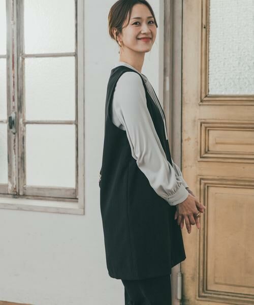 URBAN RESEARCH DOORS / アーバンリサーチ ドアーズ ベスト | ロングジレベスト | 詳細1