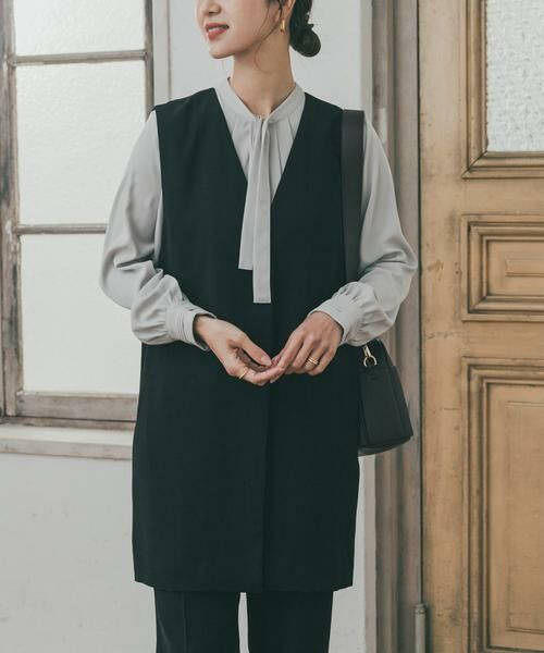 URBAN RESEARCH DOORS / アーバンリサーチ ドアーズ ベスト | ロングジレベスト | 詳細3