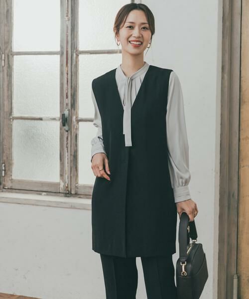 URBAN RESEARCH DOORS / アーバンリサーチ ドアーズ ベスト | ロングジレベスト | 詳細4