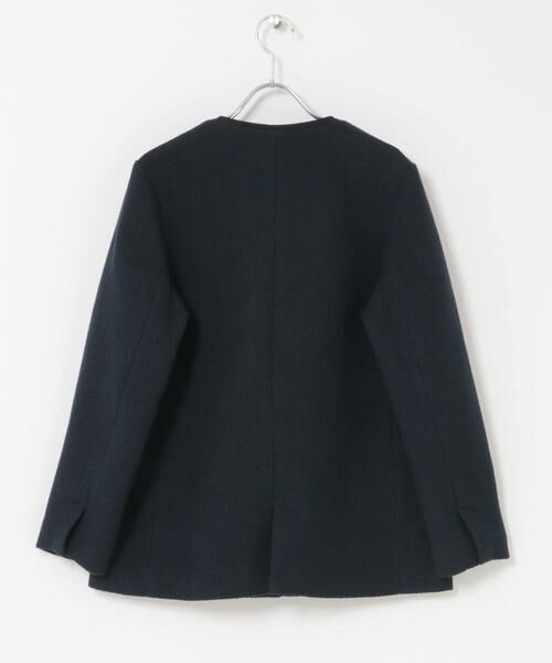 URBAN RESEARCH DOORS / アーバンリサーチ ドアーズ テーラードジャケット | ツィードVネックロングジャケット | 詳細11