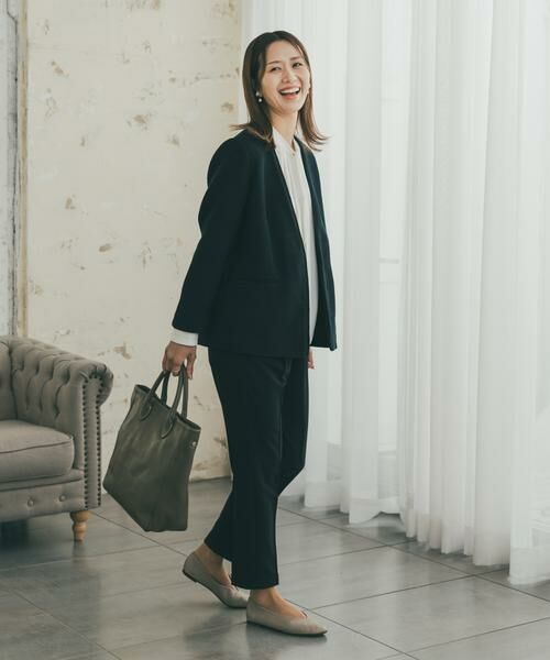 URBAN RESEARCH DOORS / アーバンリサーチ ドアーズ テーラードジャケット | ツィードVネックロングジャケット | 詳細7