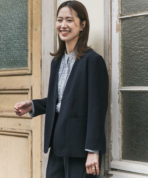 URBAN RESEARCH DOORS / アーバンリサーチ ドアーズ テーラードジャケット | ノーカラージャケット | 詳細5