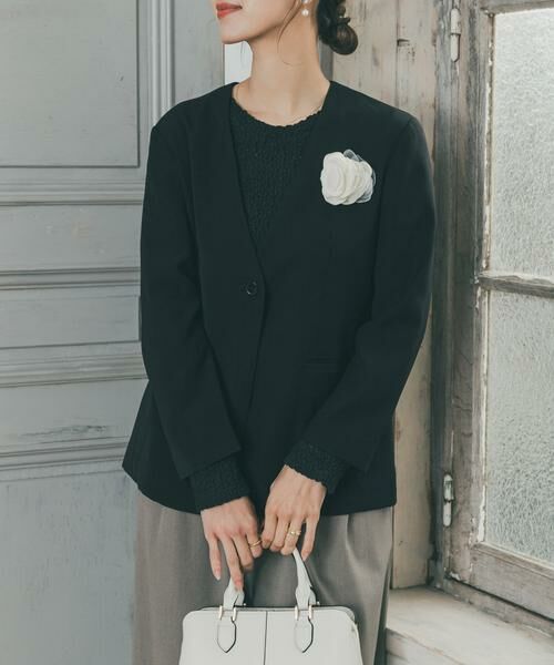 URBAN RESEARCH DOORS / アーバンリサーチ ドアーズ テーラードジャケット | ノーカラージャケット | 詳細17