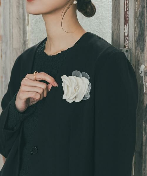 URBAN RESEARCH DOORS / アーバンリサーチ ドアーズ ブローチ・コサージュ | ニュアンスフラワーコサージュ | 詳細1