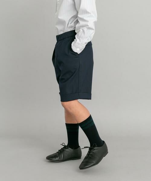 URBAN RESEARCH DOORS / アーバンリサーチ ドアーズ パンツ | 『セットアップ対応』タックスラックスショーツ(KIDS) | 詳細2