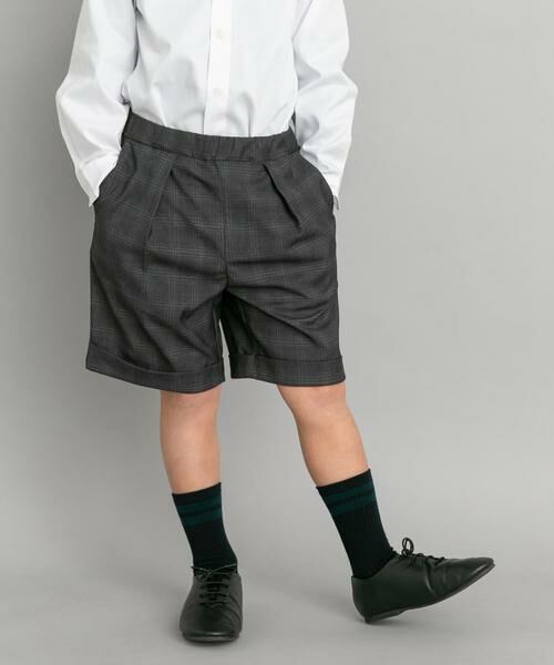 URBAN RESEARCH DOORS / アーバンリサーチ ドアーズ パンツ | 『セットアップ対応』タックスラックスショーツ(KIDS) | 詳細14