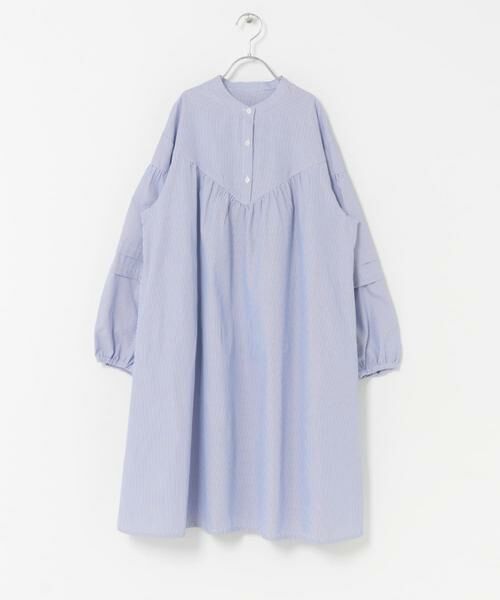 URBAN RESEARCH DOORS / アーバンリサーチ ドアーズ ワンピース | 切替ギャザーワンピース(KIDS)（ストライプ）