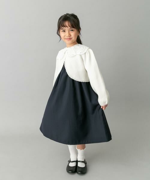 URBAN RESEARCH DOORS / アーバンリサーチ ドアーズ ワンピース | スカラーレース襟ワンピース(KIDS) | 詳細12