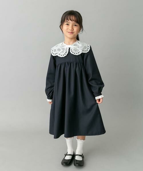URBAN RESEARCH DOORS / アーバンリサーチ ドアーズ ワンピース | スカラーレース襟ワンピース(KIDS) | 詳細2