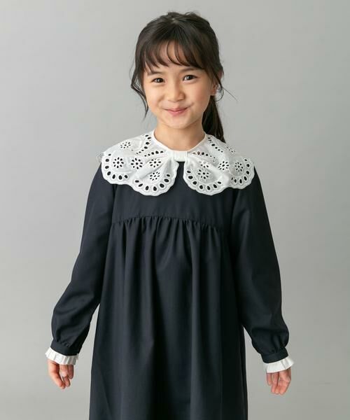 URBAN RESEARCH DOORS / アーバンリサーチ ドアーズ ワンピース | スカラーレース襟ワンピース(KIDS) | 詳細7