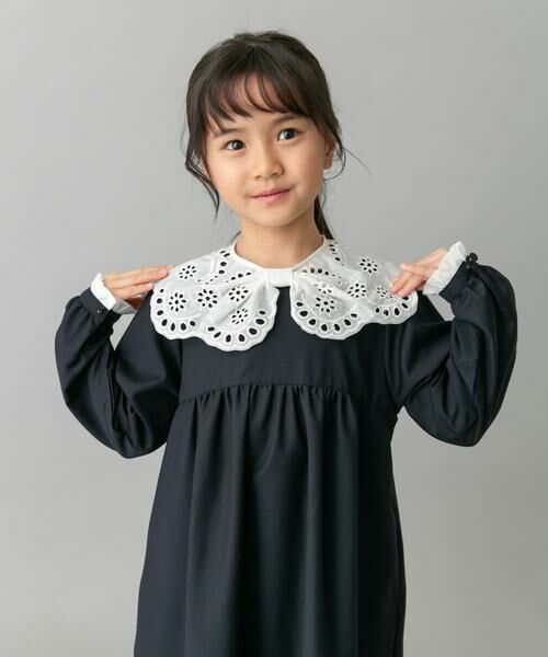 URBAN RESEARCH DOORS / アーバンリサーチ ドアーズ ワンピース | スカラーレース襟ワンピース(KIDS) | 詳細8