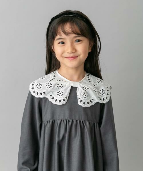 URBAN RESEARCH DOORS / アーバンリサーチ ドアーズ ワンピース | スカラーレース襟ワンピース(KIDS) | 詳細22