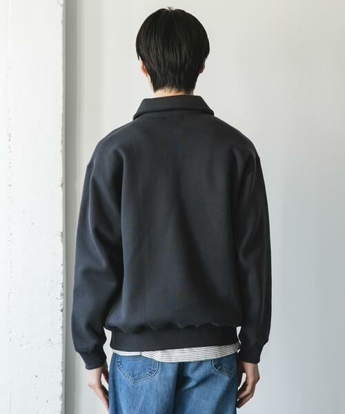 URBAN RESEARCH DOORS / アーバンリサーチ ドアーズ スウェット | 裏起毛スウェットポロシャツ | 詳細10