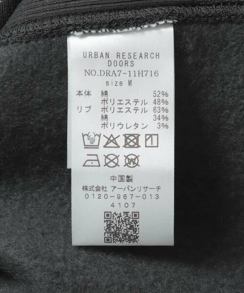 URBAN RESEARCH DOORS / アーバンリサーチ ドアーズ スウェット | 裏起毛スウェットポロシャツ | 詳細16