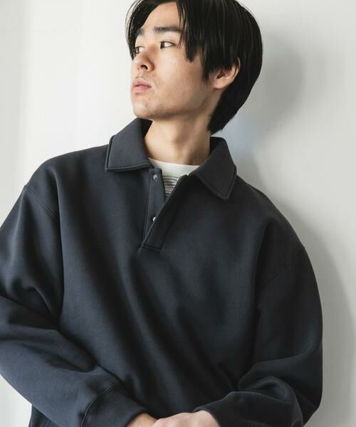 URBAN RESEARCH DOORS / アーバンリサーチ ドアーズ スウェット | 裏起毛スウェットポロシャツ | 詳細4