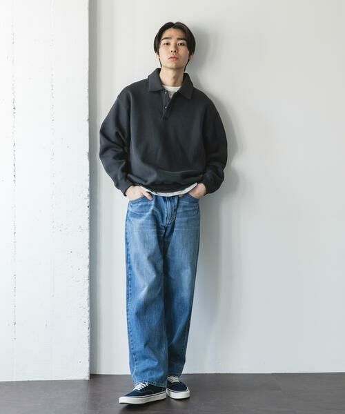 URBAN RESEARCH DOORS / アーバンリサーチ ドアーズ スウェット | 裏起毛スウェットポロシャツ | 詳細6