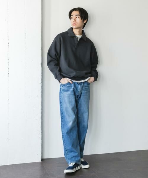 URBAN RESEARCH DOORS / アーバンリサーチ ドアーズ スウェット | 裏起毛スウェットポロシャツ | 詳細7