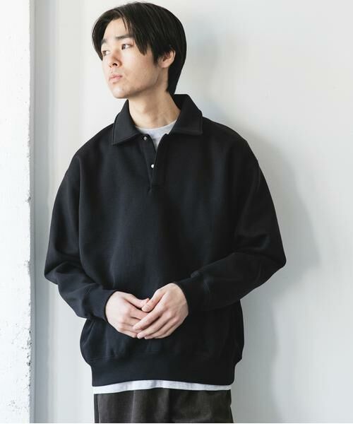 URBAN RESEARCH DOORS / アーバンリサーチ ドアーズ スウェット | 裏起毛スウェットポロシャツ | 詳細19