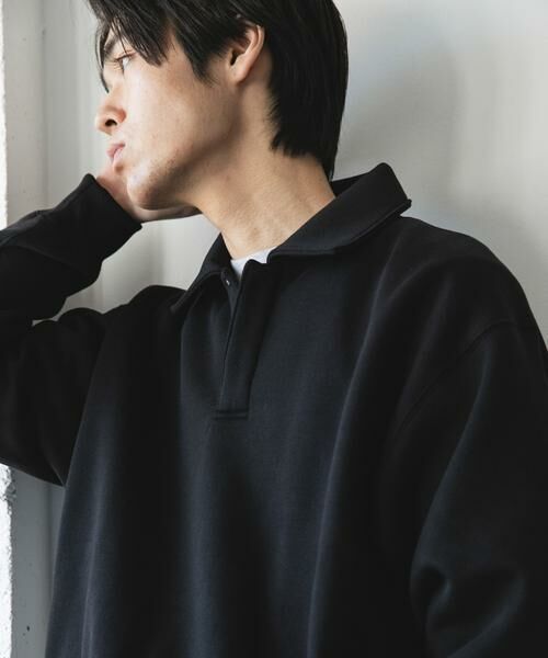 URBAN RESEARCH DOORS / アーバンリサーチ ドアーズ スウェット | 裏起毛スウェットポロシャツ | 詳細21