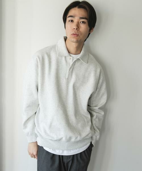 URBAN RESEARCH DOORS / アーバンリサーチ ドアーズ スウェット | 裏起毛スウェットポロシャツ | 詳細27