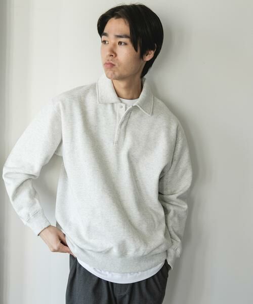 URBAN RESEARCH DOORS / アーバンリサーチ ドアーズ スウェット | 裏起毛スウェットポロシャツ | 詳細28