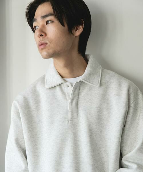 URBAN RESEARCH DOORS / アーバンリサーチ ドアーズ スウェット | 裏起毛スウェットポロシャツ | 詳細30