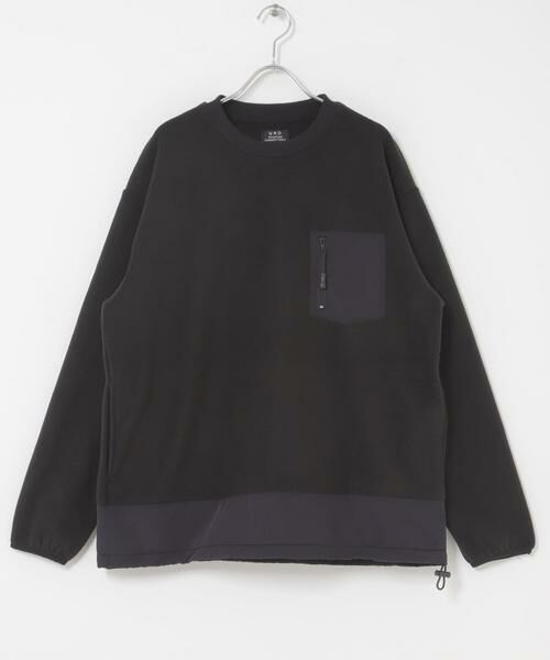 URBAN RESEARCH DOORS / アーバンリサーチ ドアーズ Tシャツ | ナイロン ドッキング フリースプルオーバー | 詳細7