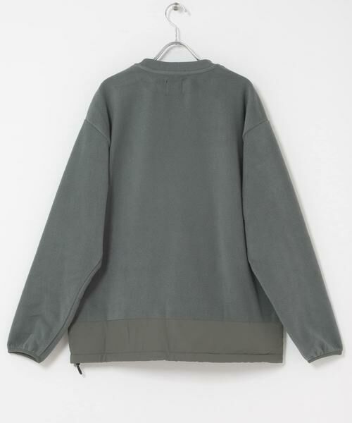 URBAN RESEARCH DOORS / アーバンリサーチ ドアーズ Tシャツ | ナイロン ドッキング フリースプルオーバー | 詳細19