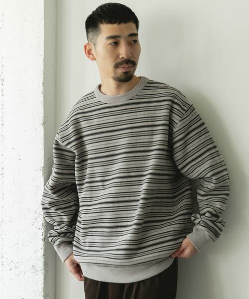 URBAN RESEARCH DOORS / アーバンリサーチ ドアーズ ニット・セーター | モールマルチボーダーニット | 詳細11