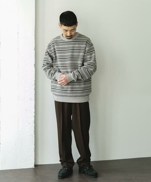 URBAN RESEARCH DOORS / アーバンリサーチ ドアーズ ニット・セーター | モールマルチボーダーニット | 詳細14