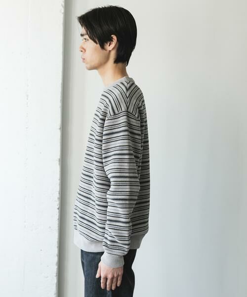 URBAN RESEARCH DOORS / アーバンリサーチ ドアーズ ニット・セーター | モールマルチボーダーニット | 詳細16