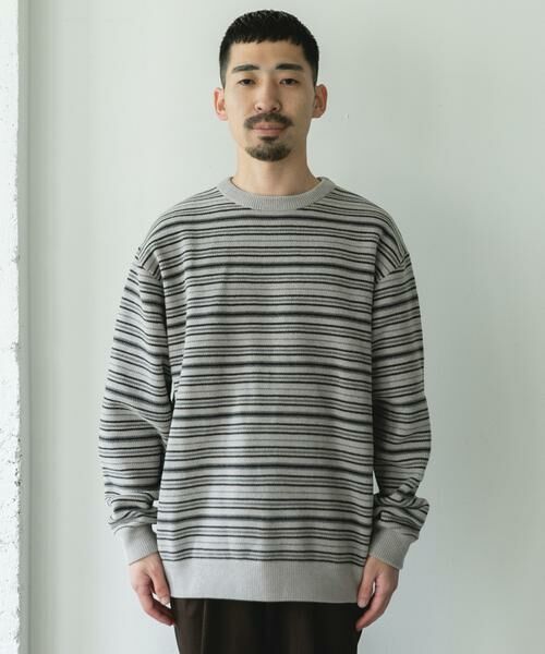 URBAN RESEARCH DOORS / アーバンリサーチ ドアーズ ニット・セーター | モールマルチボーダーニット | 詳細18