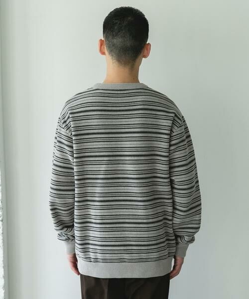 URBAN RESEARCH DOORS / アーバンリサーチ ドアーズ ニット・セーター | モールマルチボーダーニット | 詳細20