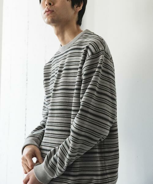 URBAN RESEARCH DOORS / アーバンリサーチ ドアーズ ニット・セーター | モールマルチボーダーニット | 詳細5