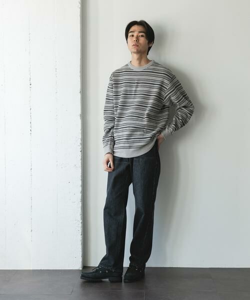 URBAN RESEARCH DOORS / アーバンリサーチ ドアーズ ニット・セーター | モールマルチボーダーニット | 詳細7